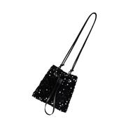 Songelt Crossbody Bags For Women Small Drawstring Bucket Purse Fashion Shoulder Bag Sequins Bucket Bag Evening Gifts Bags For Women Crossbody Purses With Drawstring