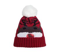 Songelt Cute Wool Hat Santa Knitted Hat Ear Protect Elk Warm Fall Winter For Boys Girls Halloween New Year Woolen For Baby Girl Boy Toddler Newborn Wool Cap Women Men