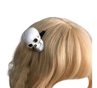Songelt Dark Skull Hair Clip Party Props Headband Cosplay Costume Hairhoop Punk Rose Flower Hairband Halloween Supplies Rose Headdress Cosplay Headband Festival Vintage Decor