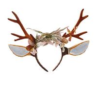 Songelt Deer Antler Headband Halloween Antler Headband Deer Horn Fawn Horn For Women Forest Halloween
