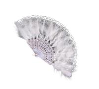 Songelt Delicate Lace Wedding Fan For Bride Outdoor Ceremony Cooling Tool And Photo Accessory Cooling Lace Fans Wedding Photo Props