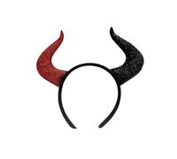 Songelt Devil Horns Headband Hair Accessories Devil Costume Halloween Cosplay Fancy Dress Costume For Kids Adult Halloween Headbands