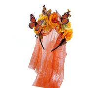 Songelt Elegant Bridal Hairband Children Halloween Headwear Comfortable Headbands For Halloween Parties And Ghostly Hair Horror Party Hairpiece