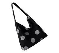Songelt Elegant Dot Canvas Bag For Work Travel Large Storage Lightweight Women Handbag Shoulder Bags Practical Daily Use Korean Stylish Dot Bag
