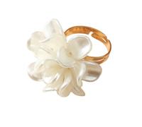 Songelt Elegant Floral Cocktail Rings Adjustable Band For Women Fashion Jewelry For Birthdays Anniversaries Event Elegant Floral Jewelry