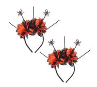 Songelt Elegant Hairband Halloween Parties Headpiece Hair Accessory Unique Black Long Headdress For Parties Headpiece
