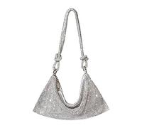 Songelt Elegant Shining Rhinestones Clutch Purses Chain Strap Shoulder Bag Bags Alexander Underarm Bag Top Zipper Bags For Women