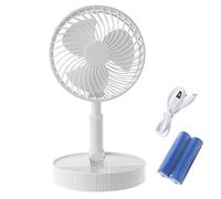 Songelt Fans Air Cooler Telescopic Folding USB Fan Desktop Cooling Fan 3 Speed Adjustable For Home Office Car Use Laptop Computer