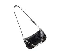 Songelt Fashion Underarm Shoulder Bag Practical PU Underarm Bags Flexible Strap Design Compact Crossbody Purse With Chain Accent Modern Shoulder Bag For Women