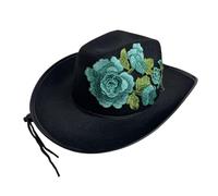 Songelt Fashion Western Hat For Adult Day Of The Death Hat Fashion Bachelor Party Music Festival Stage Performances Accessory