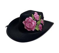 Songelt Fashion Western Hat For Adult Day Of The Death Hat Fashion Bachelor Party Music Festival Stage Performances Accessory