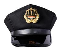 Songelt Fashionable Polices Hat Security Personnel Hat Women's Autumn Buckles For Halloween Festivals Fashionable Sailor