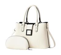 Songelt Fashionable Women's Handbag And Crossbody Bag Set 2pcs Practical PU Leather Shoulder Bag Large Capacity Top Handle Purse PU Leather Handbag