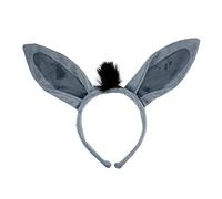 Songelt Faux Dunkey Ears Horse Headband Animal Hair Hoop Dunkey Headband Halloween Horse Cosplay Accessories Hair Clips For Women