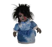 Songelt Flashing LED GhostDoll Window Display Electric Horror Doll Halloween Party Props Scary Festival Ornament Electric Walking Doll
