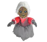 Songelt Flashing LED GhostDoll Window Display Electric Horror Doll Halloween Party Props Scary Festival Ornament Electric Walking Doll
