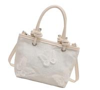 Songelt Floral Embroidered Multifunctional Crossbody Bag With Adjustable Strap Chinese Inspired Design Shoulder Bag For Women Elegant Butterfly Design Shoulder