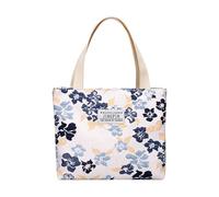 Songelt Floral Print Shopper Bag For Women Lightweight Canvas Handbag Spacious Compartment Ergonomic Top Handle Bags Friendly Floral Top Handle Bag