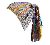 Songelt For Creative Knitted Wig Braid Hat Hats Handmade Festival Caps Easy Braided Wigs Hats Accessories Costume Wigs For Women