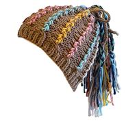 Songelt For Creative Knitted Wig Braid Hat Hats Handmade Festival Caps Easy Braided Wigs Hats Accessories Costume Wigs For Women