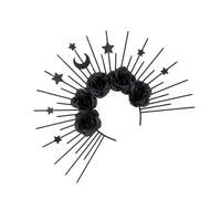 Songelt Formal Event Punk Headpiece Crowns Headband Women Theme Party Decorative Hairhoop Halloween Props Baroquely Headwear Headband