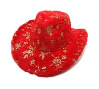 Songelt Furry Homburg Exotic Top Hat Furry Panama Hat Porkpie Surprise Boyfriend Father Uncle Casual Christmas Hats For Kids