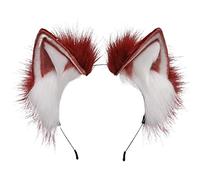 Songelt Girls Animal Wolf For Ears Plush Hair Hoop Lovely Party Headdress Anime Cosplay Party Accessories Furry Headbands Ears For Women Halloween Cosplay