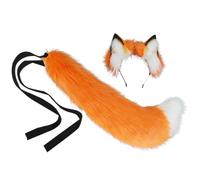 Songelt Girls Furry Animal Ears Tail Set Plush Hair Hoop Lovely Party Headdress Anime Cosplay Party Accessories Furry Ears Headband