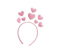 Songelt Glittering Powder Valentine Heart Headband For Party Gathering Music Festival Hairband Face Washing Hairband For Women Valentines Party Headwear