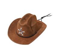Songelt Glittering Star Sequins Hat Western Hat Bachelors Party Halloween Women For Everyday Wear And Parties Casual