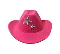 Songelt Glittering Star Sequins Hat Western Hat Bachelors Party Halloween Women For Everyday Wear And Parties Casual