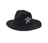Songelt Glittering Star Sequins Hat Western Hat Bachelors Party Halloween Women For Everyday Wear And Parties Casual