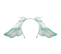 Songelt Halloween Devil Horn Hairband Adjustable Faux Furs Fantasy Creature Animal Ear Costume Headpiece For Roleplay Parties Fantasy Creature Animal Ear Headpiece