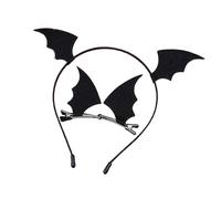 Songelt Halloween Devil Horns Headband 3pcs Headpieces And Hair Clip Set Cosplay Hair Accessories For Costume Parties All Types