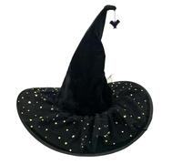 Songelt Halloween Dress Up Hat Witch Costume Hat 36cm High Pointed Wizard For Women Masquerade Halloween Cosplay Parties Party Costume Accessory