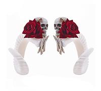 Songelt Halloween Hairclips Rose Horn Headpins Resin Headdress Cosplay Costume Barrette For Women Girls Festival Party Hair Accs Cosplay Headband Headband Adult Headbands For Women