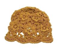 Songelt Handmade Crocheted Decorative Hat Household Party Background Decorations For Adults Kids New Year Present Gift Supplies Wide Brim Hat