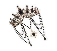Songelt Handmade Punk Crowns Vintage Dark Metal Headpiece Hair Decors For Halloween Cosplay Party Costume Accessories Lightweight Punk Crowns For Costumes