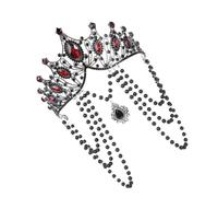 Songelt Handmade Punk Crowns Vintage Dark Metal Headpiece Hair Decors For Halloween Cosplay Party Costume Accessories Lightweight Punk Crowns For Costumes