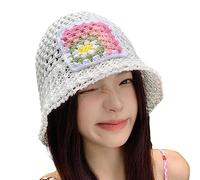 Songelt Handwoven Straw Decorative Hat Cap Multifunction Decorative Ornament For Home Festival Party Background Decoration Woven Pattern