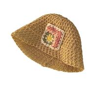 Songelt Handwoven Straw Decorative Hat Cap Multifunction Decorative Ornament For Home Festival Party Background Decoration Woven Pattern