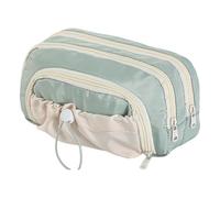 Songelt High Capacity Pencil Case Multi Compartment Pencil Pouches Multilayer Pen Bag Organizers Case Travel Makeup Bag Fashionable Colored