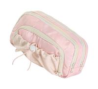 Songelt High Capacity Pencil Case Multi Compartment Pencil Pouches Multilayer Pen Bag Organizers Case Travel Makeup Bag Fashionable Colored