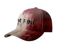 Songelt Horror Theme Bloody Baseball Caps For Cosplay Parties Funny Unisex Scary Baseball Hat For Halloween Outfit Roleplay Hat Halloween Costume Accessory