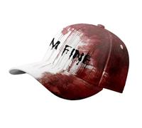 Songelt Horror Theme Bloody Baseball Caps For Cosplay Parties Funny Unisex Scary Baseball Hat For Halloween Outfit Roleplay Hat Halloween Costume Accessory