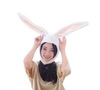 Songelt Japanese Cute Plush Funny Eastern Ears Cap Adult Kids Halloween Party Hat With Moving Ears With Lights