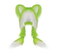 Songelt Kitten Ears Cosplay Hat Furry Ear Cats Ear Hat For Daily Life Yoga Workout Sports Breathable For Outdoor Sports Cartoon Hats