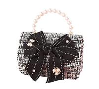 Songelt Korean Kids Purses And Handbags Crossbody Cute Girls Faux Pearl Hand Bags Tote Little Girl Small Coin Pouch Party Purse Gift Handbags For Women Shoulder Bags Black