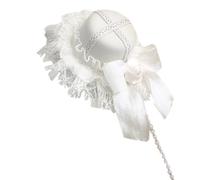 Songelt Lady Hair Clip Elagant Hairpin Lace Barrettes Cosplay Headdress For Makeup Party Masquerades Cocktail Hat Cosplay Decorative Barrettes For Women