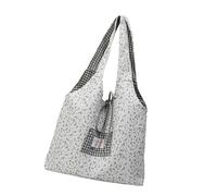 Songelt Large Capacity Canvas Toted Bag Reusable Grocery Cloth Bag Floral Print Shoulder Bags For Travel Shopping Work Beach Reusable Grocery Cloth
